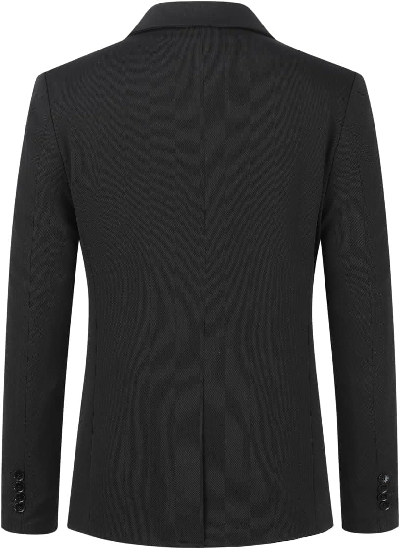 Slim Fit Single Button Blazer - Image 3