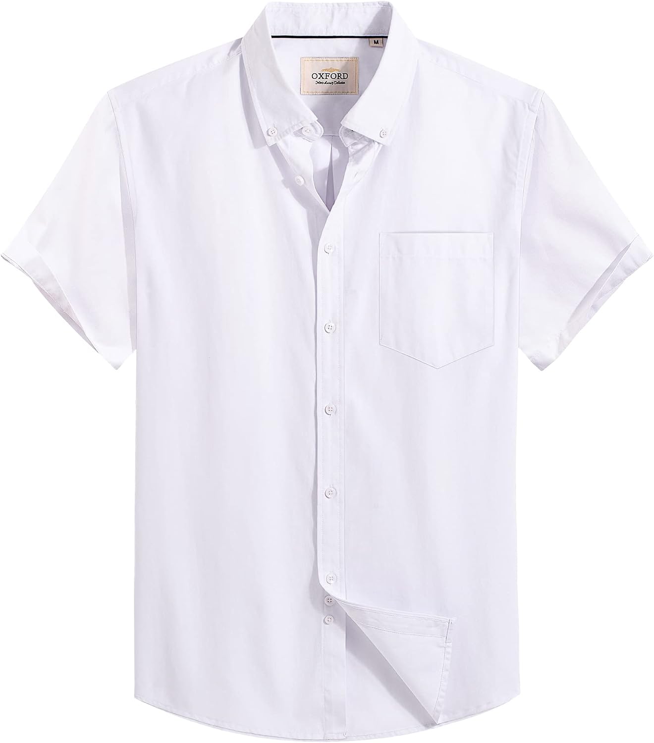 Regular Fit Cotton Oxford Shirt - Image 4
