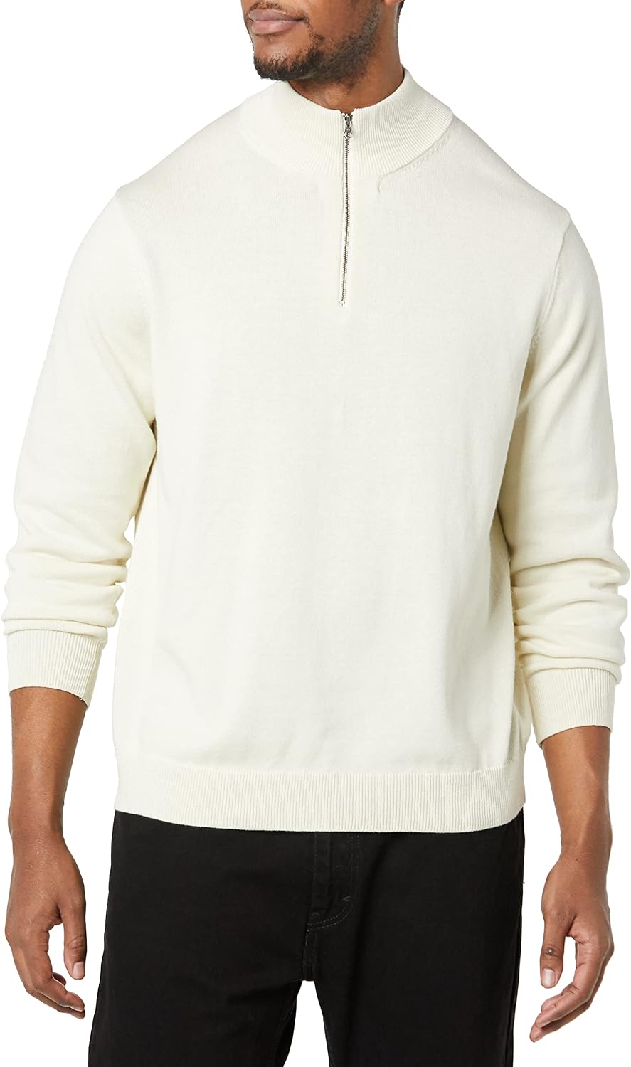 Cotton Quarter Zip Jumper - Image 3