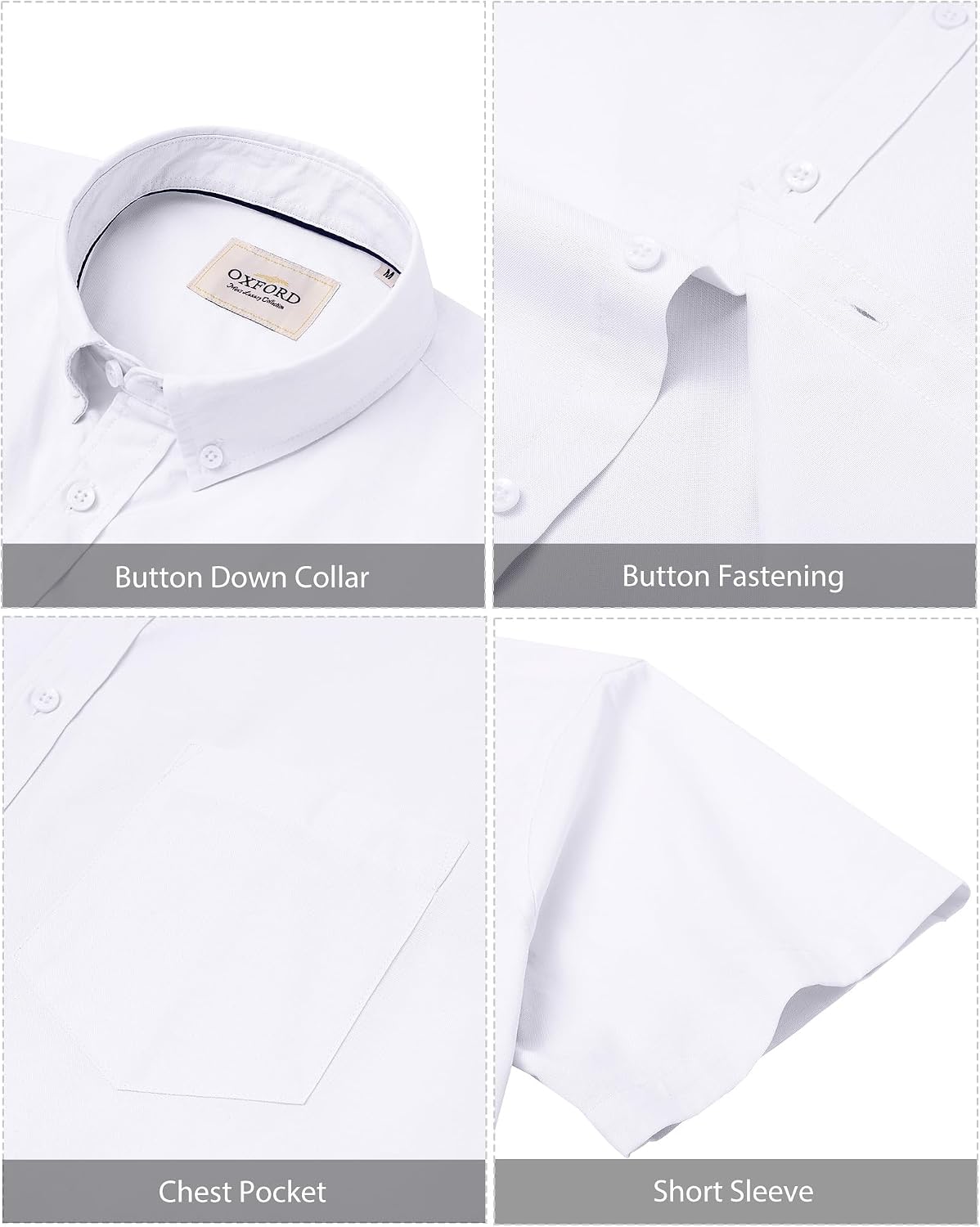 Regular Fit Cotton Oxford Shirt - Image 5