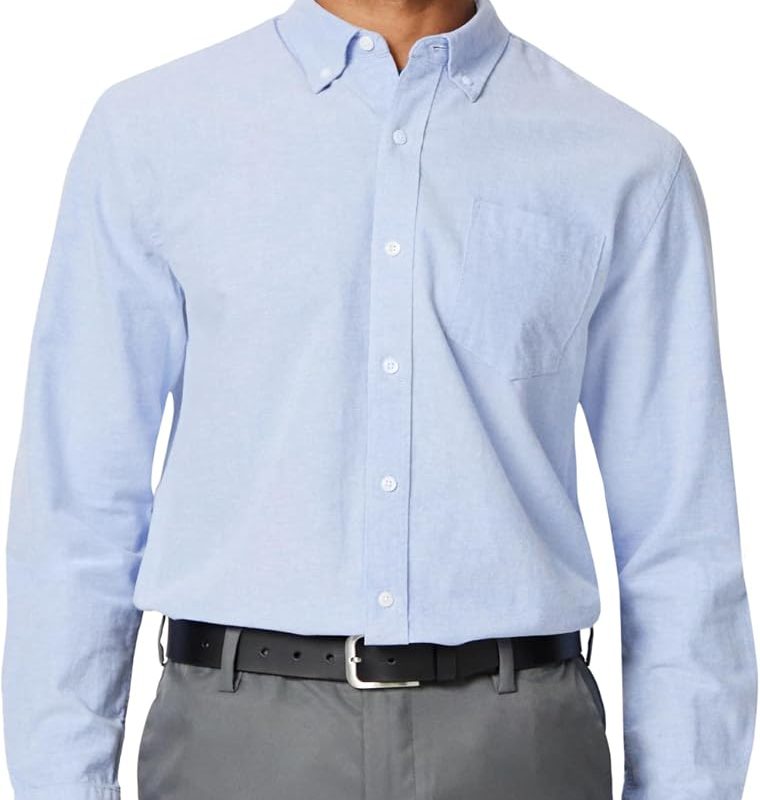 Long Sleeve Pocket Oxford Shirt