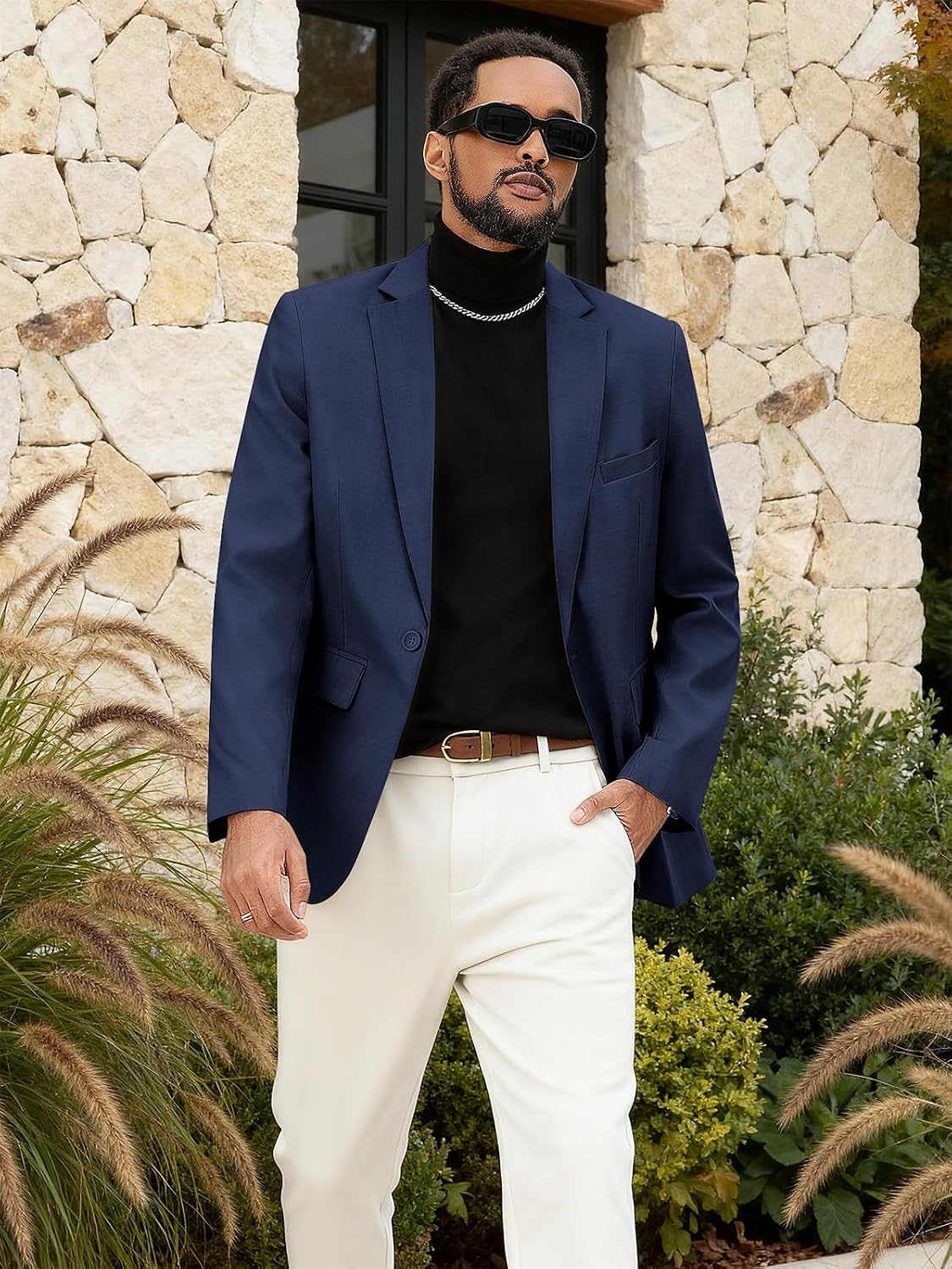 Slim Fit Lightweight Blazer - Image 6