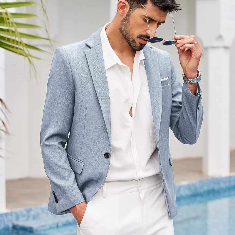 Lightweight Single Button Jacket